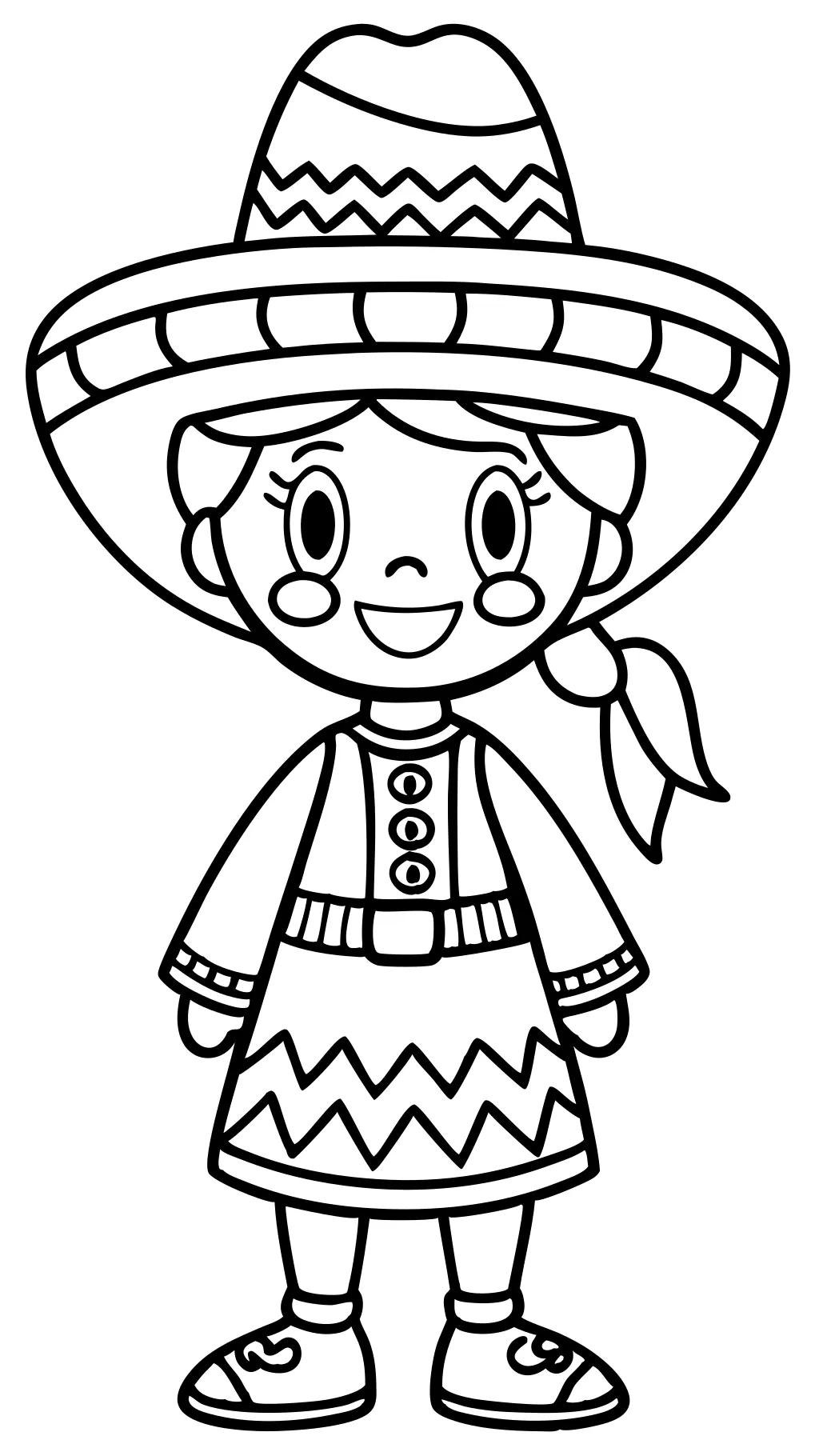 coloriage à imprimer Cinco de Mayo